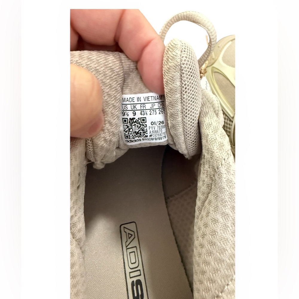 Adidas Adistar XLG 2.0 M9.5/W11 Aluminum/Wonder Beige/Off White - Picture 7 of 7